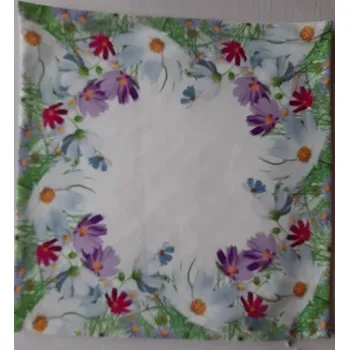 Povlak na dekorativní polštářek Povlak na polštářek Luční kvítí