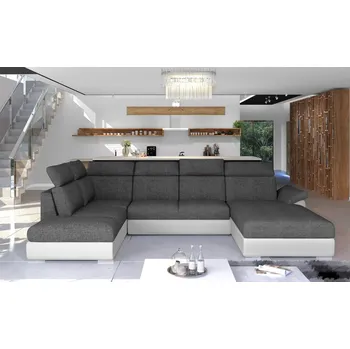 Sedací souprava ImportWorld Rohová rozkládací sedací souprava Lanneva do U - Sawana 05 / Soft 17 (barva potahu) - pravá