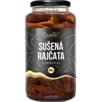 Sušená potravina Rajčata sušená ve slunečnicovém oleji 950g Bassta BMC