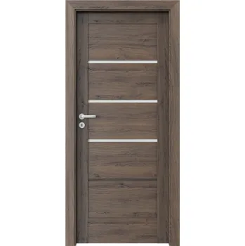 Interiérové dveře Porta Doors Interiérové dveře Verte Home G3 Dekor: dub šarlatový, Šířka - orientace: 90 cm - levé