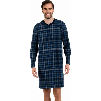 Pánská noční košile Pánská noční košile Italian Fashion Jakub L Modrá