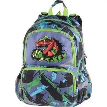 Set školních potřeb Batoh Anatomic Dinosaur, modrá-dinosaurus, anatomický, PULSE 122139 PULSE