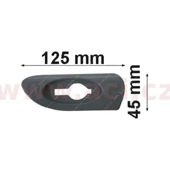 Blatník karosérie Boční lišty předních blatníků pro P-lak