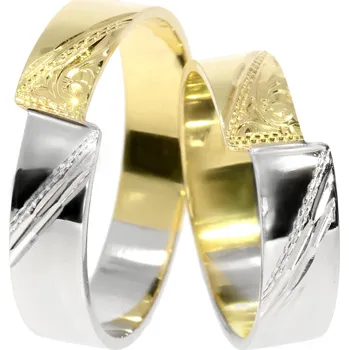 Prsten Zlatnictví Helios Zlaté snubní prsteny L-176