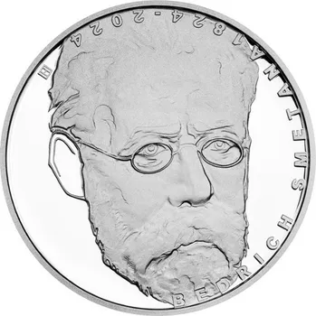 Česká mincovna Bedřich Smetana 200. výročí narození 200 Kč 2024 stříbrná mince Proof 13 g