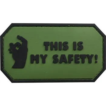 Nášivka WARAGOD This is my Safety PVC nášivka, zelená