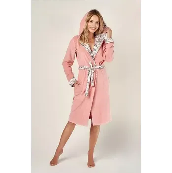 Dámský župan Taro, dámský froté župan 3055-Gardenia, růžová, vel. XL