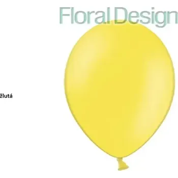 Balónek Balonek 30cm pastelový 50ks žlutá (pastel balloon)