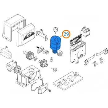 Pohon brány Came 119RIBX053 motorová jednotka