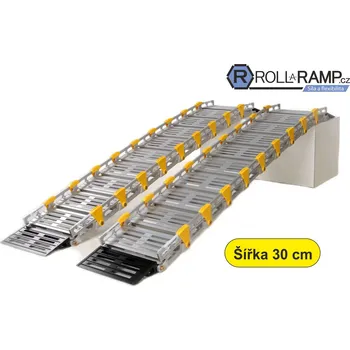 Nakládací rampa pro vozidlo Roll-a-Ramp Roll-A-Ramp, Rampa šířka 30 cm (pár) Délka (cm): 152 cm