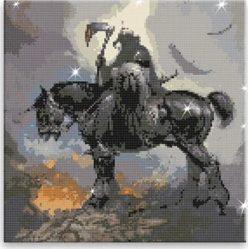 Diamantové malování Diamantové malování - Obchodník se smrtí - 40x40 cm, bez dřevěného rámu - CZ výroba