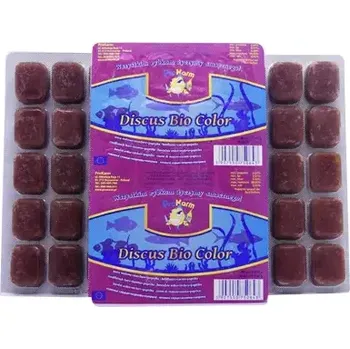 Krmivo pro rybičky DISKUS BIO COLOR-MRAŽENÁ V BLISTRU 100G