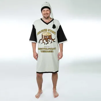 Dámská noční košile Noční košile - Nejsem starý - XXXL šedá