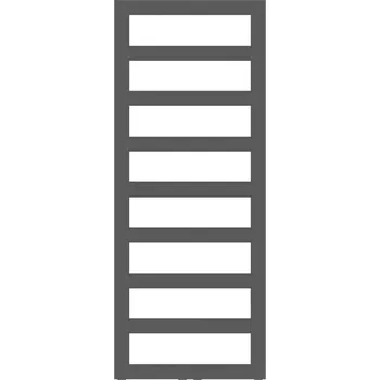 Radiátor HOPA Koupelnový radiátor GLASGOW antracit + Barva radiátoru - Antracit, Rozměr radiátoru - 600 × 950 mm, výkon 468 W, Typ připojení - Středové 50 mm, RADGLA601016SP