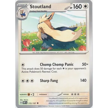 Karetní hra Pokémon karta Stoutland 172/197