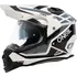 Helma na motorku O´Neal Sierra R bílá/černá/šedá M