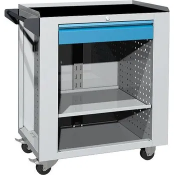 Plošinový vozík HTI Servisní vozík 1x pol. 1x zásuvka MC-3423