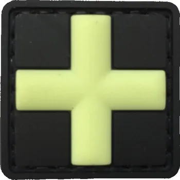 Nášivka WARAGOD nášivka Glow 3D Red Cross Medic PVC Patch