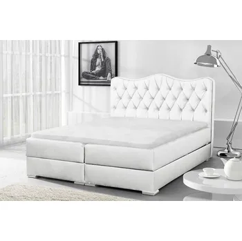 Kontinentální postel Medrins, Rozměr postele: 160x200, Barva:: ekokůže Soft 017 MIRJAN 5902928821871