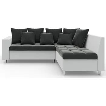 Šatní skříň ImportWorld Rohová sedací souprava Aron s taburetem, kronos 34 (barva potahu), pravá