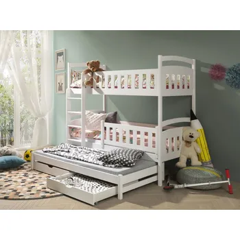 Postel Patrová postel Asopus 90, Barva: bílá MIRJAN 5903211108112