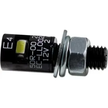 Držák SPZ Osvit SPZ na motorku miniaturní Power-LED, prům. 12 mm, homol.