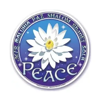 Samolepící dekorace Samolepka Mandala MÍR