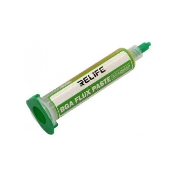 Páječka Pájecí gel Relife RL-420-UV Strong activity Halogen free, Sada plastový dávkovač+aplikační jehla