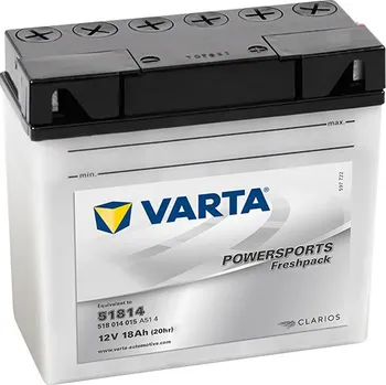 Auto-moto baterie Motobaterie VARTA 51814 / 12C16A-3B, 18Ah, 12V