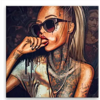 Obraz Obraz na plátně - Tattoo 03 - 40x40 cm - CZ výroba