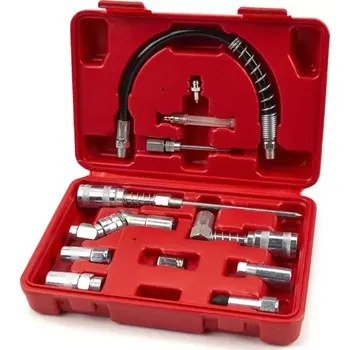 Sada univerzálního příslušenství pro mazací lis / pistoli, 12 dílů (TrueTech)