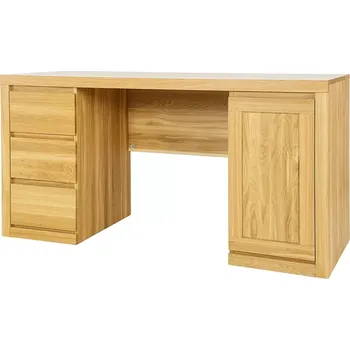 Psací stůl BR302 dřevěný psací stůl z dubu Drewmax (Kvalitní nábytek z dubového masivu)