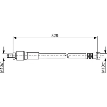 Brzdová hadice Brzdová hadice BOSCH 1 987 481 001