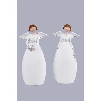 Bytová dekorace Anděl baculka, 6,5 x 11 x 24 cm, balení obsahuje 2 kusy!|Ego Dekor