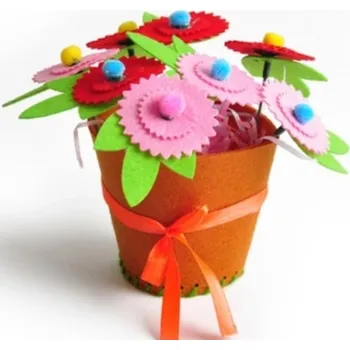 Výtvarná sada Kreativní sada na výrobu květin z filcu číslo 2