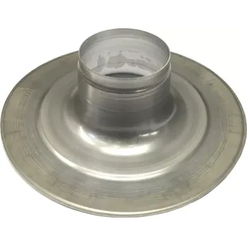 Kouřovod průchodka rovnou střechou DN160/110, hliník 0°