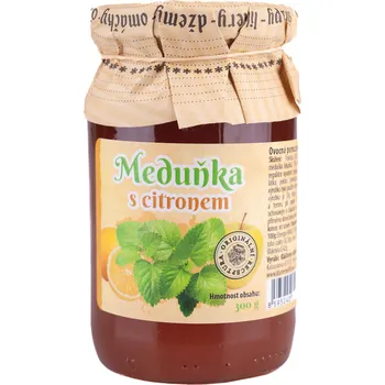 Přírodní produkt Meduňková pomazánka s citronem