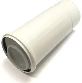 Kouřovod trubka s teleskopickým hrdlem DN125/80 x 250 mm