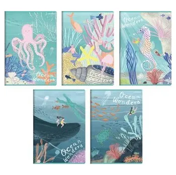 Set školních potřeb Zeszyt A5/32K linia Ocean (10szt) TOP2000