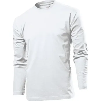 Pánské tričko Stedman Pohodlné triko Stedman s dlouhým rukávem, eko-bavlna, 185 g/m Barva: Bílá, Velikost: L S290