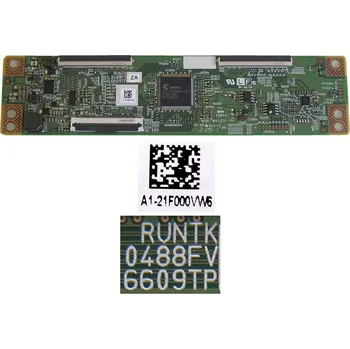 Televizor LCD modul T-CON RUNTK0488FV6609TP / TCON board T1246235 / JE0DZ1C0442 / A1-21F000 / 120432B07