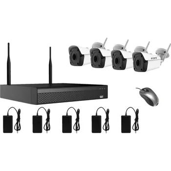 Kompletní kamerový systém AI-NK4-T50L3W-0360-V2 Sada WiFi kamerového systému 5.0 Mpix. (Sada WiFi kamerového systému 5.0 Mpix)