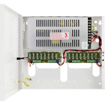 spínaný zdroj CP-PR-107 Bezpečnostní zdroj pro nezávislé napájení šestnácti kamer (Bezpečnostní zdroj pro nezávislé napájení šestnácti kamer)
