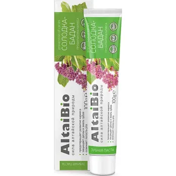 zubní pasta Zubní pasta lékořice-badan 100g AltaiBio