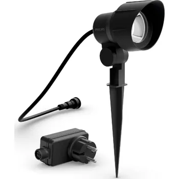 Venkovní osvětlení Philips Venkovní zapichovací Low Voltage LED bodové svítidlo 24W 600lm 2700K 5m IP44 nestmívatelné, černé