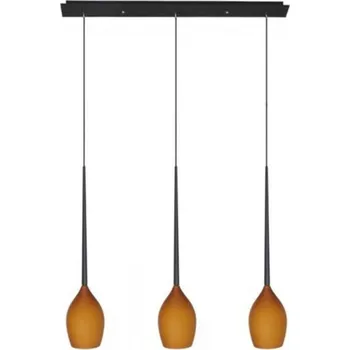 AZzardo AZ2322 závěsné svítidlo Izza 3 jantarová