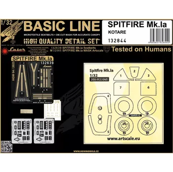 Plastikový model HGW 1/32 Spitfire Mk.Ia (KOTARE) BASIC LINE