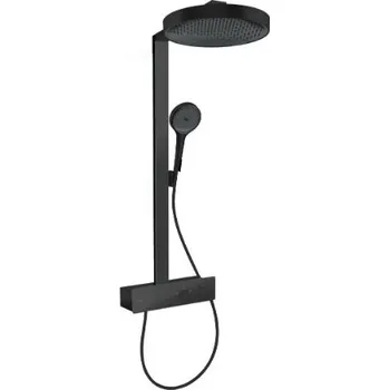 Rainfinity Showerpipe 360 1jet s termostatem ShowerTablet 350, černá mat 26853670