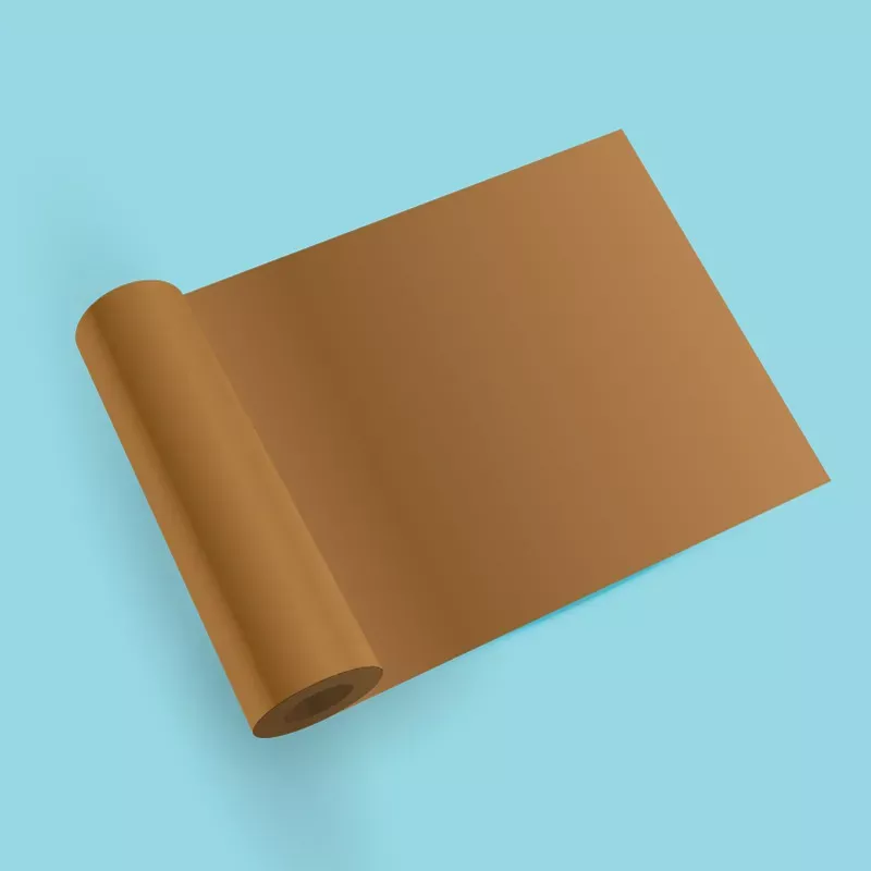 GAČOVANÝ BALÍCÍ PAPÍR – ROLE HNĚDÝ (Oboustranně nepromastitelný papír v roli šíře 102 cm)