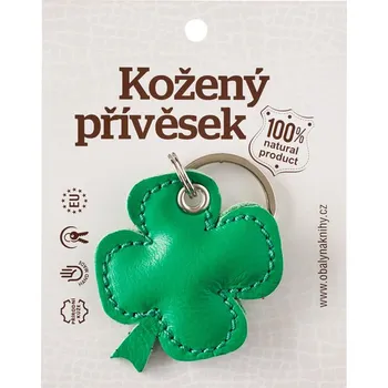 Klíčenka Čtyřlístek Barva kůže: Zelená verde